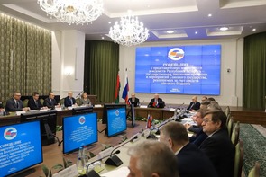 Meeting on Union State programs with the participation of State Secretary of the Union State Dmitry Mezentsev was held